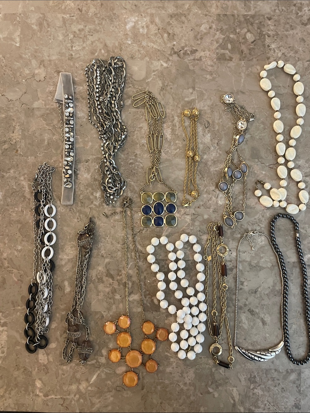 Lot of 13 Women’s Necklace, some vintage. one Sarah Coventry.